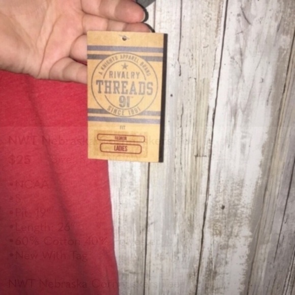 NWT NCAA Nebraska Cornhuskers Tee - Picture 5 of 5